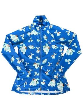 Peter Millar Women’s Performance Full Zip Long Sleeve Jacket Floral Size Small